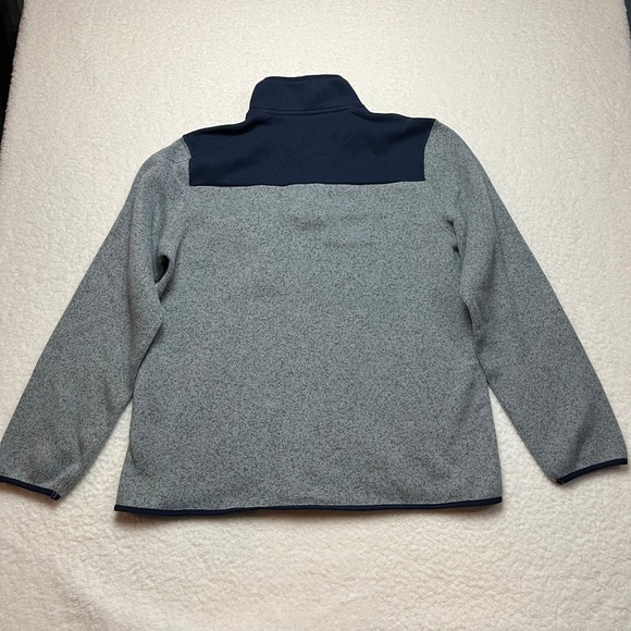 SPERRY RX FLEECE PULLOVER STS21920 GREY XL 1/4 ZIP POCKET MEN'S SWEATER - Picture 8 of 10